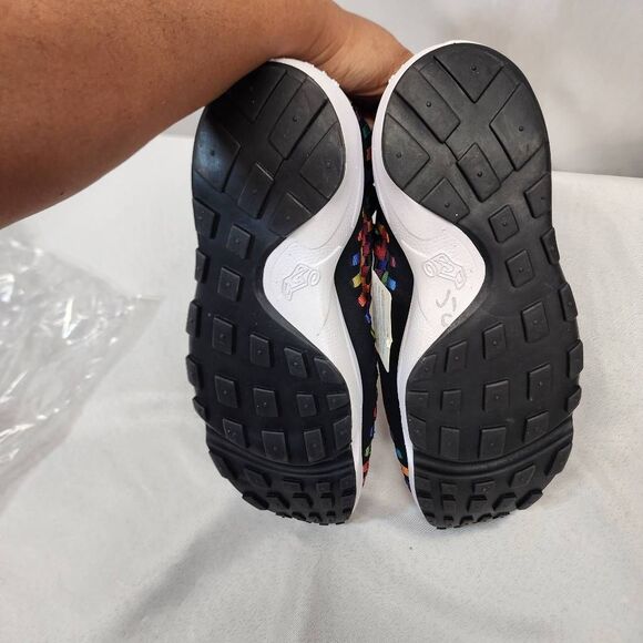 Nike Air Footscape Woven Rainbow Black Multicolor Women’s Size 13 FB1959-002 Ret - Picture 6 of 7